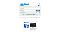 Desktop Screenshot of nasdaq-lqp.esignal.com
